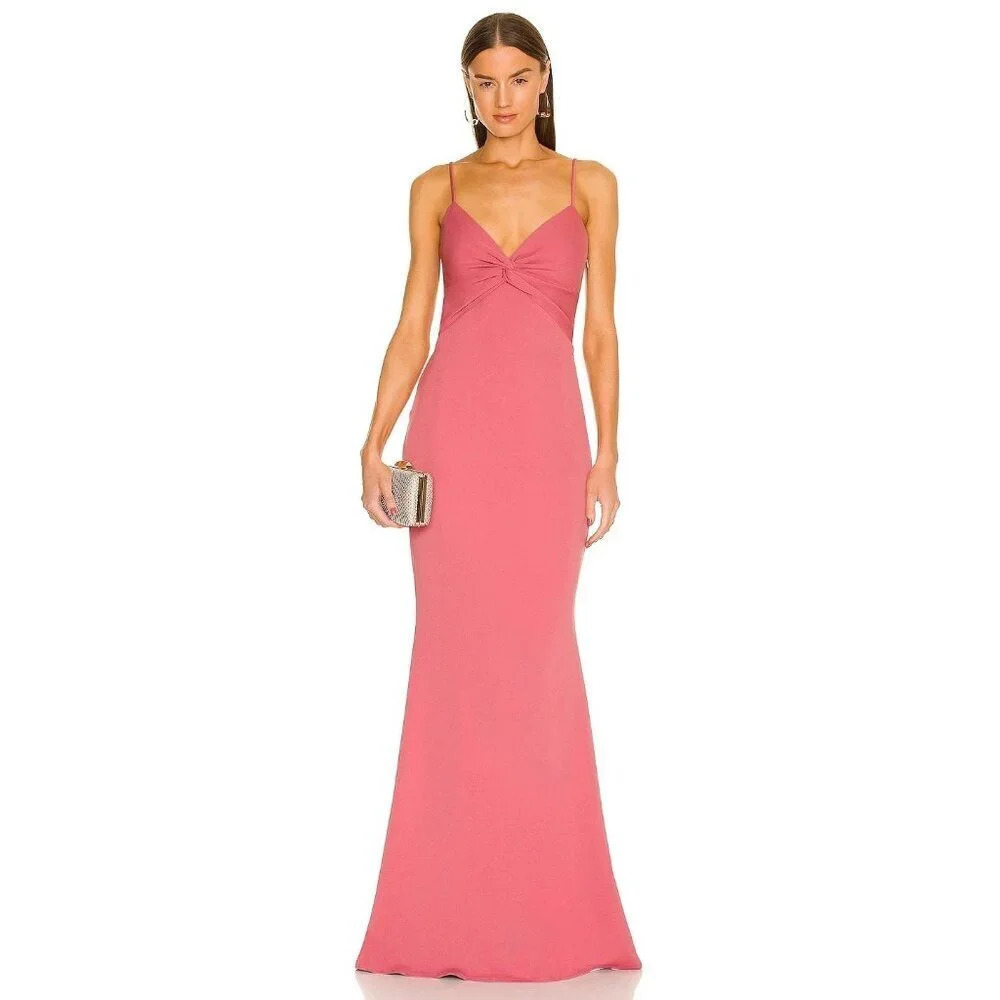 Katie May Nirvana Gown in Pink Peppercorn Large New Long Maxi Dress